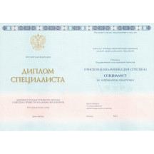 Диплом специалиста 2013